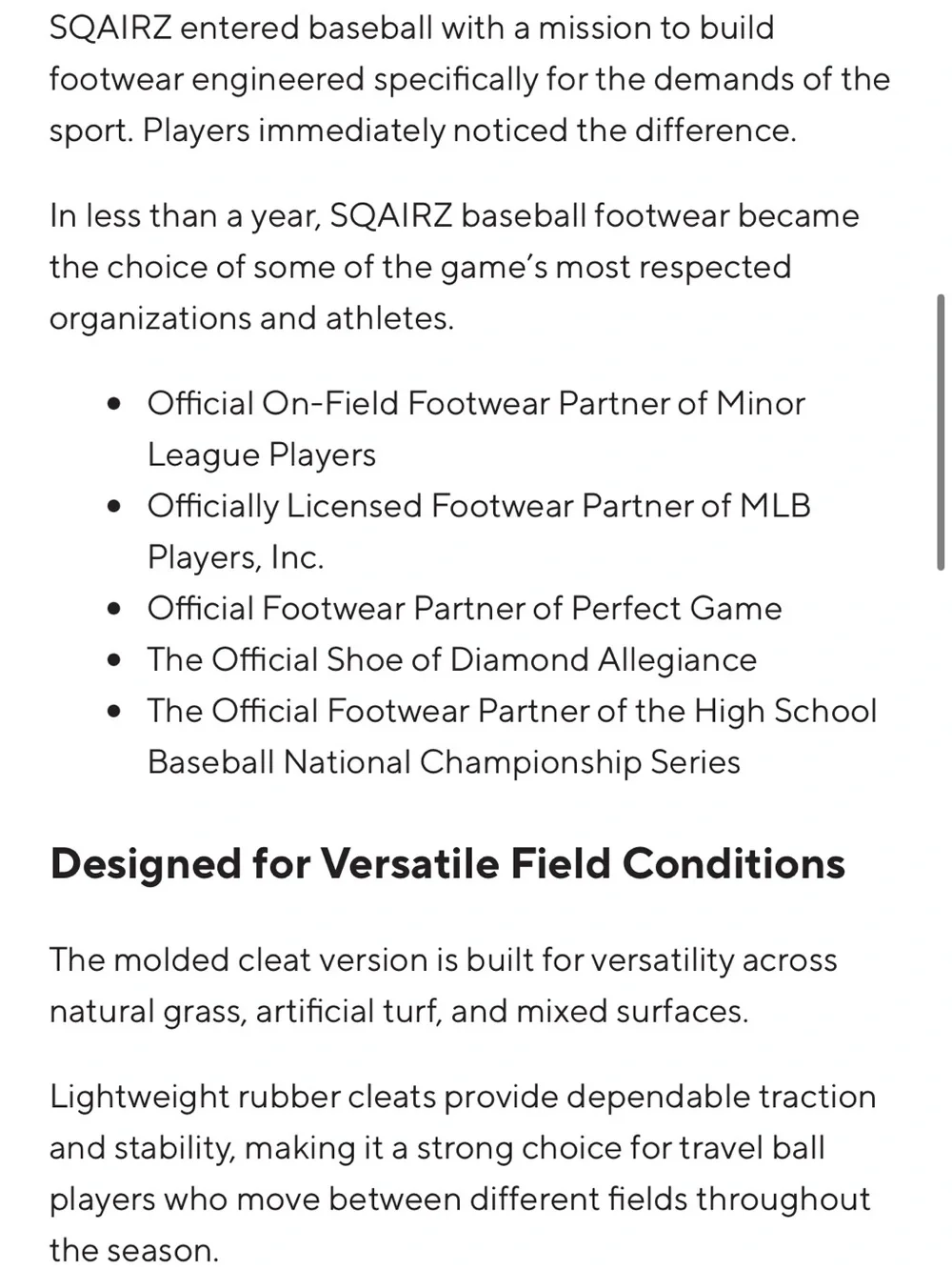 SQAIRZ Women's Softball Molded Cleat - Blue/White 8